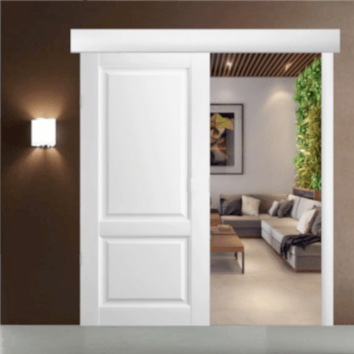 Раздвижная дверь ЭРМИТАЖ 4, винил (глухая)